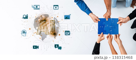 Global AI digital transformation connecting data media and business services. Corpus Global AI digital transformation connecting data media and business services. Corpus 138315468