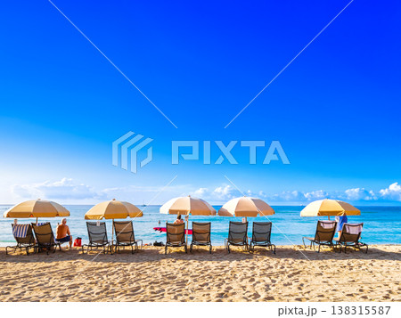 夏・海・ビーチのイメージ ハワイ 夏・海・ビーチのイメージ ハワイ 138315587