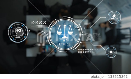 Ethical Considerations in Artificial Intelligence Development and Implementation for Responsible Technology Practices. Raster Ethical Considerations in Artificial Intelligence Development and Implementation for Responsible Technology Practices. Raster 138315841