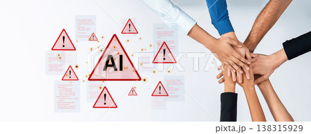 AI Hallucination Concept Showing Robot Processing Incorrect Data and Glitch. Corpus AI Hallucination Concept Showing Robot Processing Incorrect Data and Glitch. Corpus 138315929