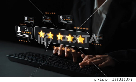 Customer review and rating system for feedback and trust building Marrow 138316372
