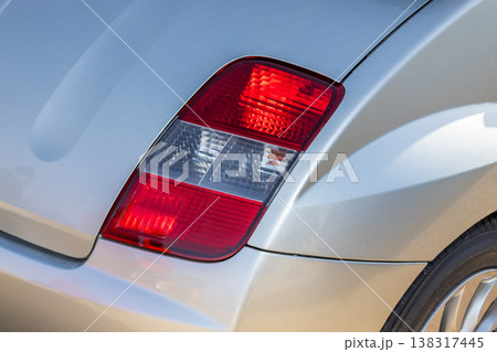 古い車のテールライト　Taillights of old cars, classic cars 138317445