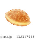カレーパン　手描き　水彩風 138317543