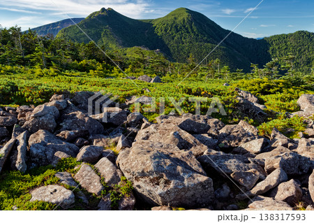 北八ヶ岳・中山展望台から見る夏の天狗岳 138317593