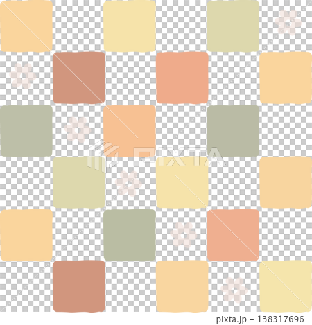 Floral Geometric Tile Pattern Vector 138317696