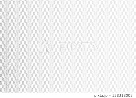 キラキラ輝く繊細な銀色の模様に矢絣柄を重ねた背景画像5 138318005