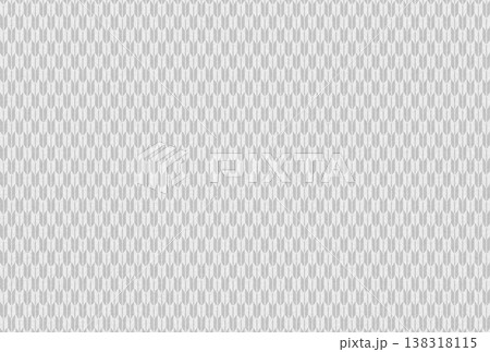 繊細な銀色の模様に灰色の矢絣柄を重ねた背景画像 138318115