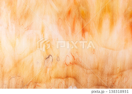 abstract pattern on silk fabric texture in yellow and brown tones abstract pattern on silk fabric texture in yellow and brown tones 138318931
