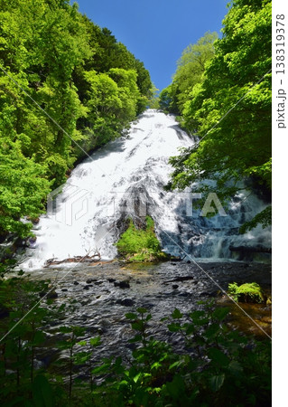 新緑につつまれる奥日光 竜頭の滝 新緑につつまれる奥日光 竜頭の滝 138319378