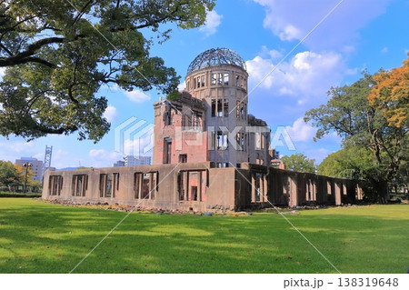 【広島県】原爆ドーム(世界文化遺産) 【広島県】原爆ドーム(世界文化遺産) 138319648