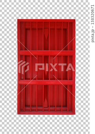 Vintage Thai Red Window Vintage Thai Red Window 138320671
