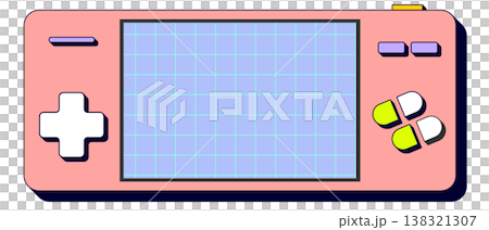 Game console-style frame | Heisei retro, 3D, pop 138321307