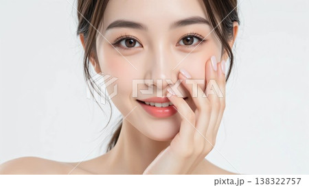 綺麗な女性のビューティーイメージ 138322757