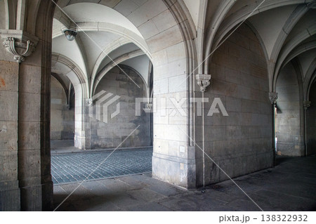 Stone Archway Passage of Georgentor in Dresden Royal Castle 138322932