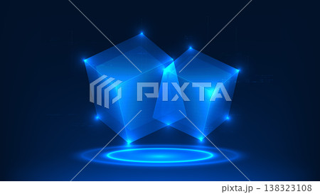 Fintech blockchain technology background two stacked digital blocks, representing secure transactions, decentralized systems, data integrity, financial innovation, and modern digital asset management. Fintech blockchain technology background two stacked digital blocks, representing secure transactions, decentralized systems, data integrity, financial innovation, and modern digital asset management. 138323108