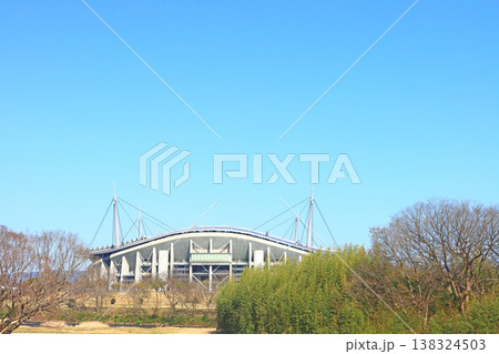 愛知県豊田市、豊田スタジアムの風景 愛知県豊田市、豊田スタジアムの風景 138324503