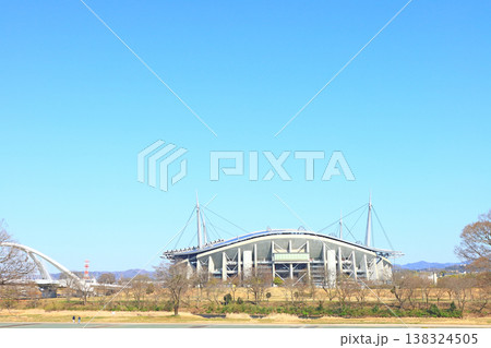 愛知県豊田市、豊田スタジアムの風景 愛知県豊田市、豊田スタジアムの風景 138324505