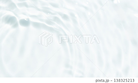 水面に反射する光の波紋の背景 水面に反射する光の波紋の背景 138325213