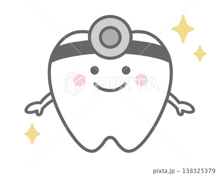 かわいい歯医者さんのキャラクター 138325379