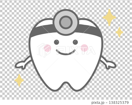 かわいい歯医者さんのキャラクター 138325379