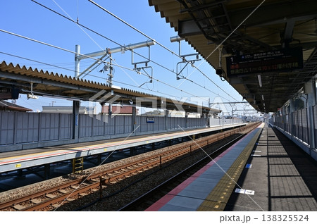 手柄山平和公園駅(てがらやまへいわこうえんえき)山陽本線のホーム 手柄山平和公園駅(てがらやまへいわこうえんえき)山陽本線のホーム 138325524