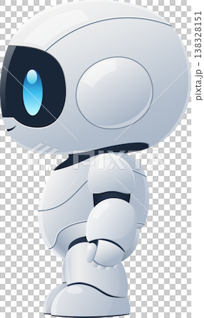 Cute Robot Character Cartoon Android Mascot Clip Art Cute Robot Character Cartoon Android Mascot Clip Art 138328151