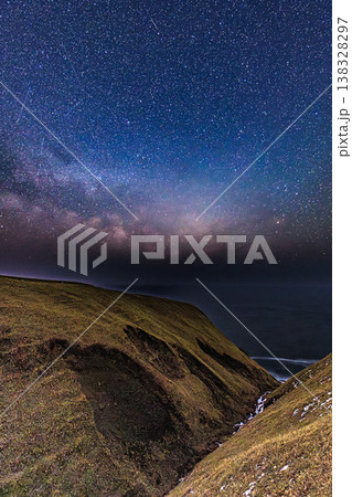 海辺の星空 涙岬に広がる銀河 海辺の星空 涙岬に広がる銀河 138328297