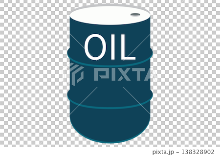 原油が入ったドラム缶とオイル漏れのエネルギー資源イメージイラスト 原油が入ったドラム缶とオイル漏れのエネルギー資源イメージイラスト 138328902