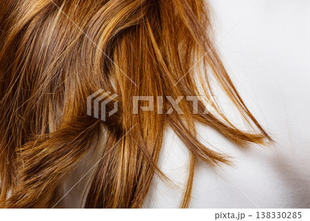Woman long healthy brown hair ends, detail view Woman long healthy brown hair ends, detail view 138330285