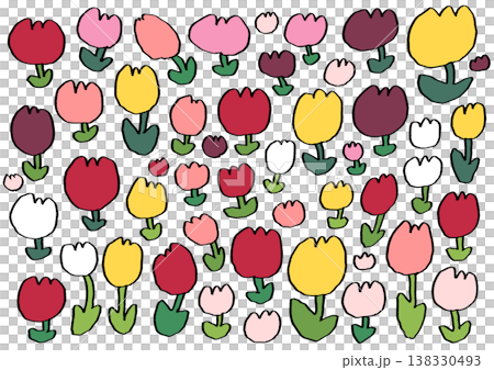 Tulip material set Tulip material set 138330493