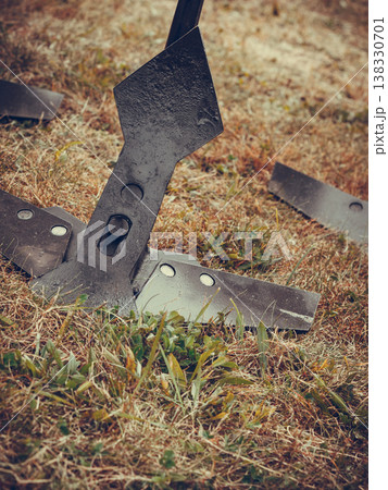 Agriculture machinery, plowing machine made of steel Agriculture machinery, plowing machine made of steel 138330701