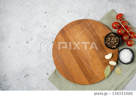 Wooden cutting board. Wooden cutting board. 138331088