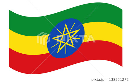 Flag of Ethiopia isolated. Flag of Ethiopia isolated. 138331272