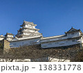 青空と姫路城 138331778