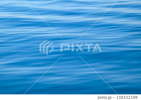 Abstract blue ocean water ripples background 138332199