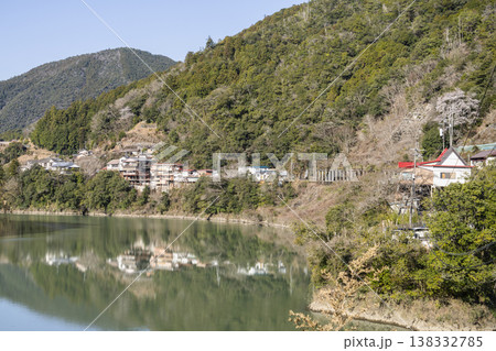 十津川温泉からの風景（奈良県） 138332785