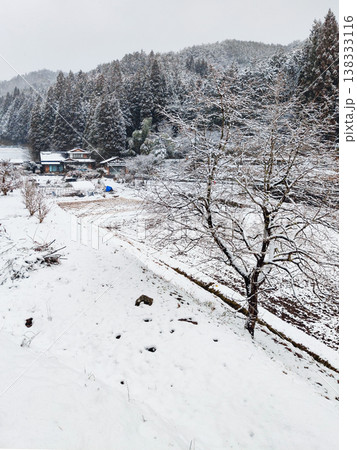 冬の田舎風景 138333116
