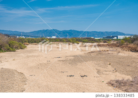 木津川風景 京都府八幡市 木津川風景 京都府八幡市 138333485