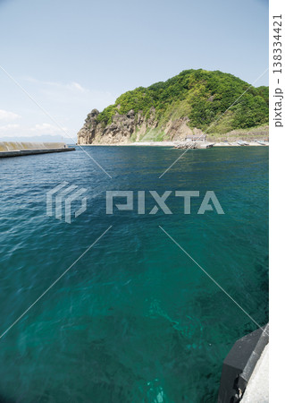 下北半島先端の陸奥湾の透明度(青森県) 下北半島先端の陸奥湾の透明度(青森県) 138334421