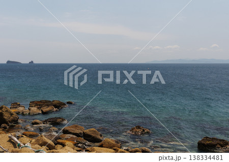 下北半島先端むつ湾（青森県） 138334481