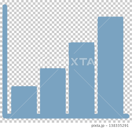 Simple upward-sloping graph icon (blue) Simple upward-sloping graph icon (blue) 138335291