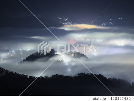 天空の城　越前大野城 138335489