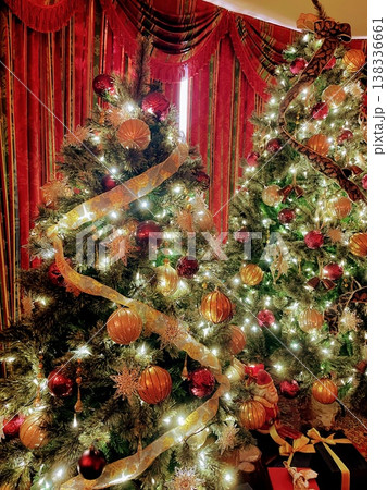 クリスマスツリーのある部屋 138336661