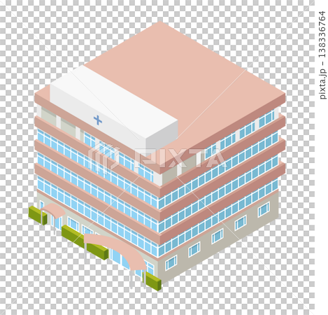 醫院建築示意圖 醫院建築示意圖 138336764