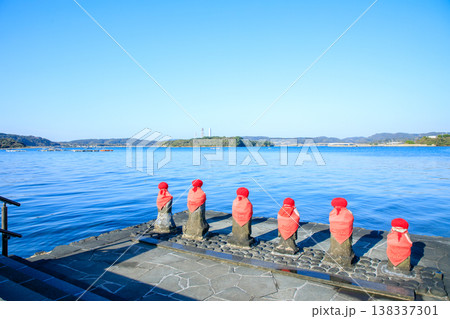 干潮時のはらほげ地蔵　長崎県壱岐市 138337301