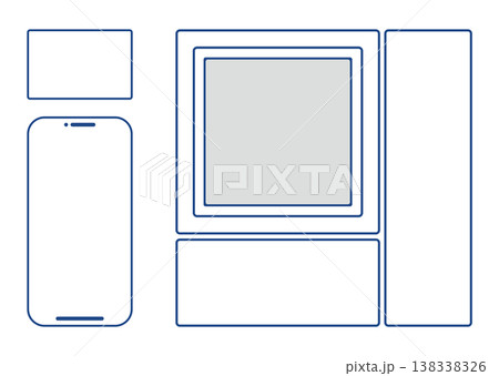 改札口とカードとスマホ 改札口とカードとスマホ 138338326