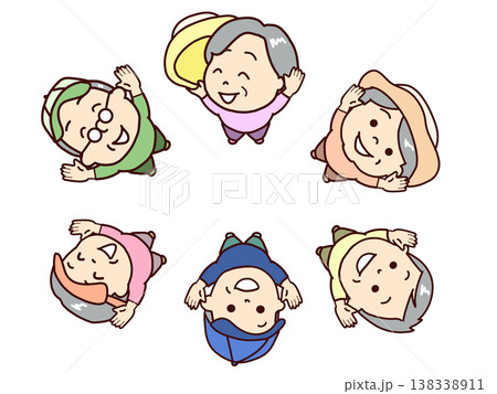 コミュニケーションを楽しむシニア 138338911