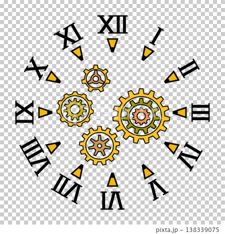 Roman numeral movement watch 138339075