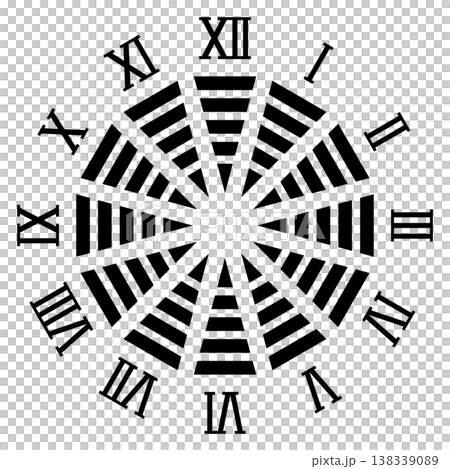 Roman Clock 138339089