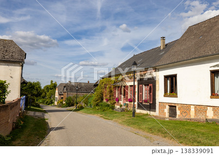 Parfondeval, Vervins, Aisne, Hauts-de-France, Grand-Est, France, August, 28th, 2025, Picturesque Parfondeval, Vervins, Aisne, Hauts-de-France, Grand-Est, France, August, 28th, 2025, Picturesque 138339091